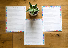 Load image into Gallery viewer, Weekly Character Building Handwriting Practice