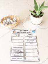 Load image into Gallery viewer, My Daily Tasks & Chores Chart