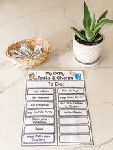 Load image into Gallery viewer, My Daily Tasks & Chores Chart