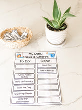 Load image into Gallery viewer, My Daily Tasks & Chores Chart