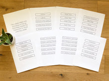 Load image into Gallery viewer, Magnetic Schedule: The Minimalist Schoolhouse