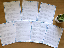 Load image into Gallery viewer, Weekly Character Building Cursive Tracing Practice