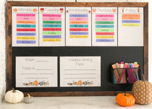 Load image into Gallery viewer, Magnetic Schedule: The Fall Schoolhouse