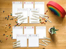 Load image into Gallery viewer, Magnetic Schedule: Back to School Schoolhouse