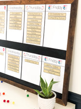Load image into Gallery viewer, Magnetic Schedule: Back to School Schoolhouse