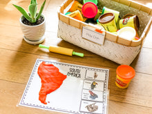 Load image into Gallery viewer, Early Learning Toolbox #7- Continent Play-Doh Mats & Matching