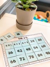 Load image into Gallery viewer, Master the Multiplication Facts Mats