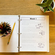 Load image into Gallery viewer, 2021 Character Building Sentences - Manuscript Tracing