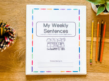 Load image into Gallery viewer, 2021 Character Building Sentences - Manuscript Tracing