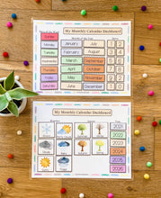 Load image into Gallery viewer, My Monthly Calendar (Pastel Border)