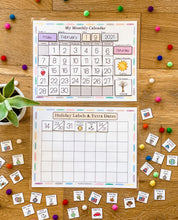 Load image into Gallery viewer, My Monthly Calendar (Pastel Border)