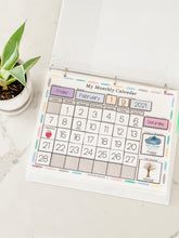 Load image into Gallery viewer, My Monthly Calendar (Pastel Border)