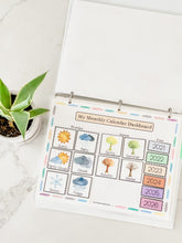 Load image into Gallery viewer, My Monthly Calendar (Pastel Border)