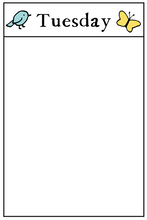 Load image into Gallery viewer, Magnetic Schedule Background Bundle- SPRING