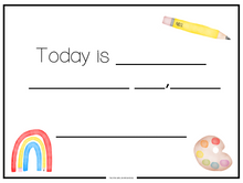 Load image into Gallery viewer, Date & Creative Writing- Back to School Theme