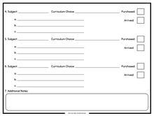 Load image into Gallery viewer, Curriculum Picks Template 2022-2023