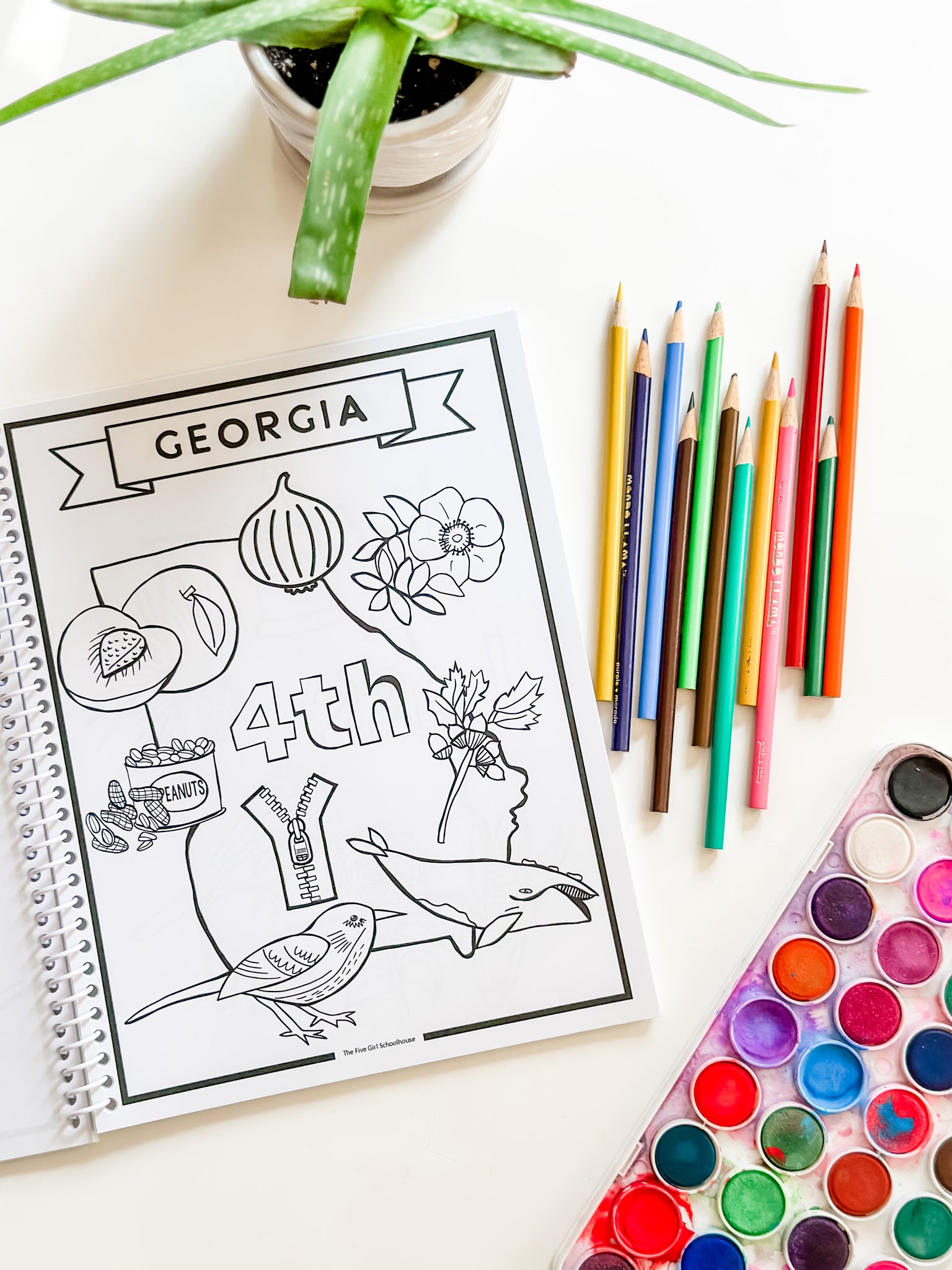 50 States Coloring Pages The Five Girl Schoolhouse 50 states coloring pages the five girl schoolhouse