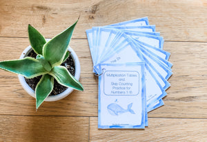 Skip Counting Under the Sea Flashcards