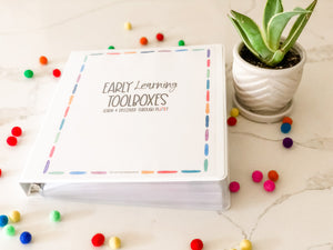 Early Learning Toolboxes Binder Cover