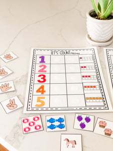 Early Learning Toolbox #15- Color & Number Match