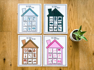 Early Learning Toolbox #16- Colorful Cottages