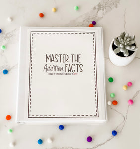 Master the Addition Facts Mats 1-15